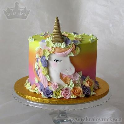 Unicorn for little Nelly - Cake by Eva Kralova