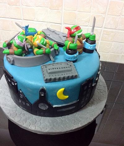 Ninja Turtle cake - Cake by Simo