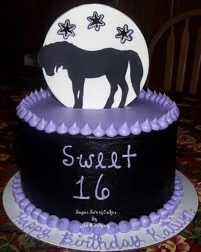 Horse ~ Sweet 16 - Cake by Sugar Sweet Cakes