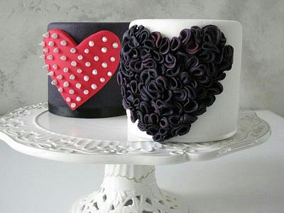 Two face of love - Cake by Sweet Mami's Cake