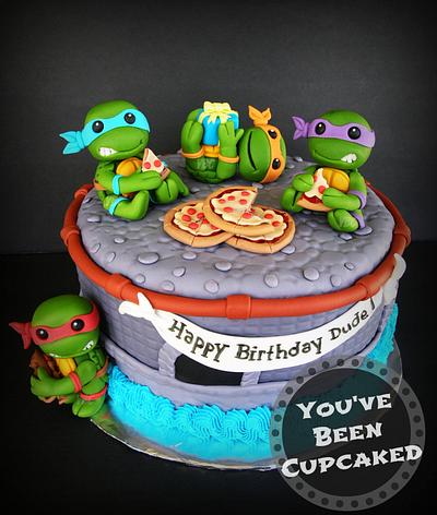Heroes in a Half Shell  - Cake by You've Been Cupcaked (Sara)