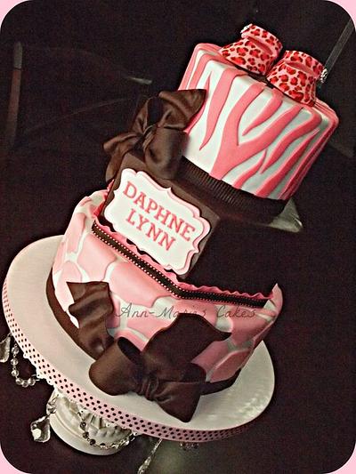 Wild Safari Pink Baby Shower - Cake by Ann-Marie Youngblood