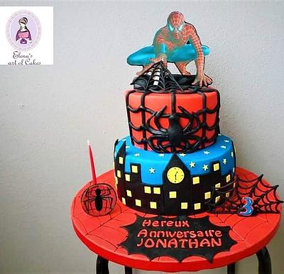 Spiderman cake  - Cake by elenasartofcakes