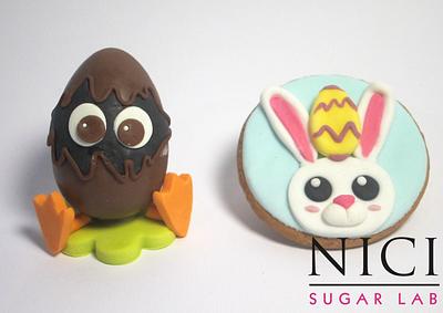 Easter eggs and cookies - Cake by Nici Sugar Lab