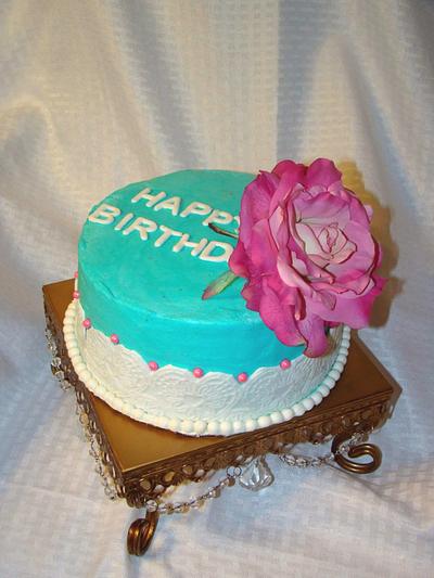 Rose cake - Cake by palakscakes