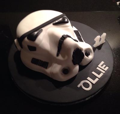 Storm trooper  - Cake by Jackie's Cakery 
