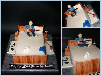 Boy in the bed - Cake by Cakeland by Anita Venczel