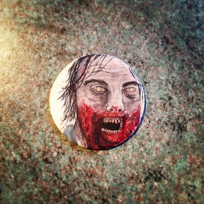 Handpainted Zombie - Cake by Little Cherry