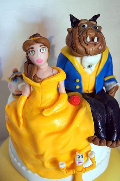 beauty and the beast cake - Cake by Sylvia Cake