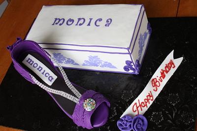 shoe and box cake  - Cake by Rostaty