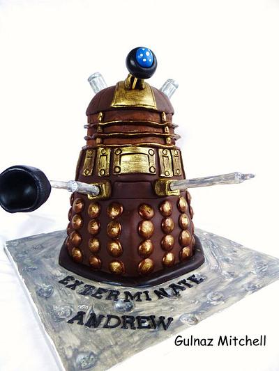 Dalek cake from " Doctor Who" - Cake by Gulnaz Mitchell
