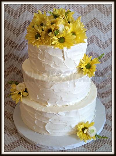 Happy yellow daisies - Cake by Jessica Chase Avila