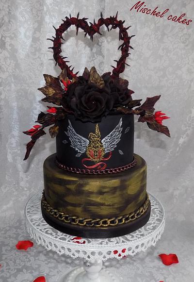 Blood love - Cake by Mischel cakes
