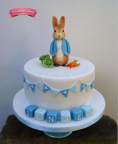 Peter Rabbit Baptism Cake - Cake by The Custom Cakery