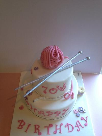 The Knitters Cake - Cake by Janet Harbon