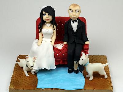 Wedding Cake Toppers - Cake by Beatrice Maria