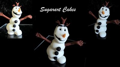 Olaf  - Cake by Sugarart Cakes