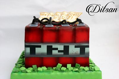 Minekraft - Cake by Ditsan