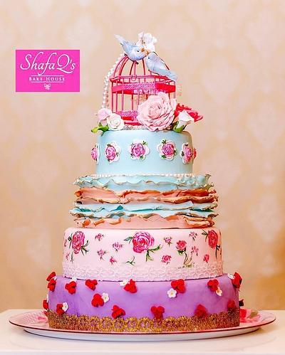 Vintage theme cake - Cake by Shafaq's Bake House