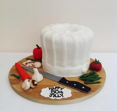 Chefs Hat Cake - Cake by flossycockles