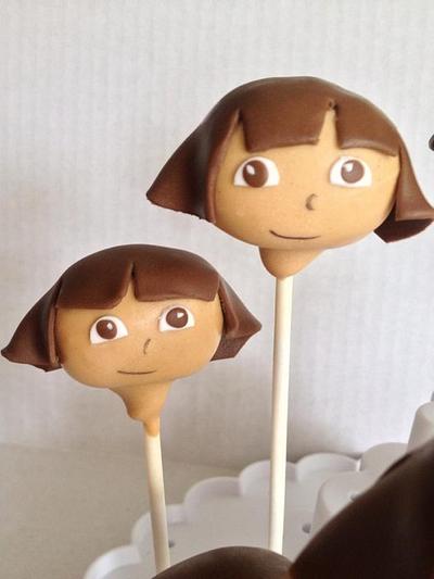 Dora Pops For Emily - Cake by taralynn