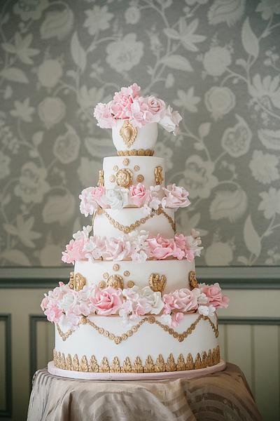  Marie Antoinette wedding cake - Cake by Elizabeth's Cake Emporium