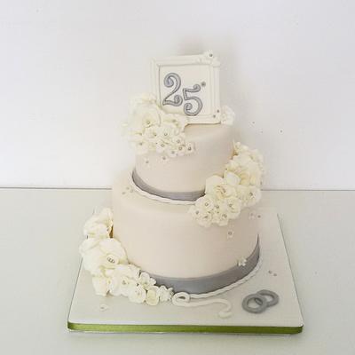 25' anniversario matrimonio  - Cake by Sabrina Adamo 