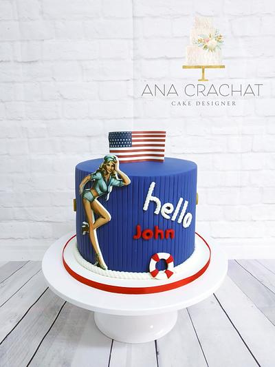 Hello John - Cake by Ana Crachat Cake Designer 