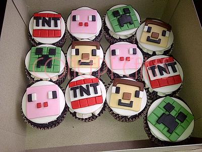 Minecraft Cupcakes - Cake by Concept Cakes (Maikko)