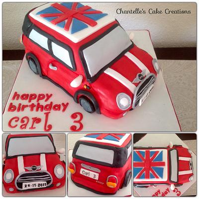 Mini cooper - Cake by Chantelle's Cake Creations