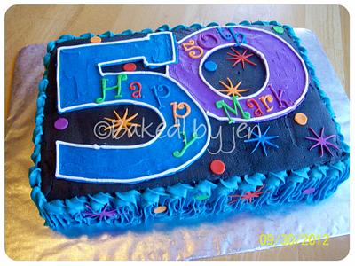50th Birthday - Cake by Jen