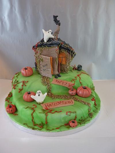 Witches shack  - Cake by Dawn and Katherine