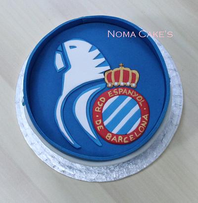 RCD ESPANYOL - Cake by Sílvia Romero (Noma Cakes)