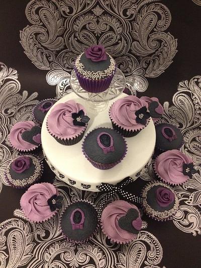 Victorian Gothic Chic Cupcakes - Cake by Cheryl Witcombe Thomas