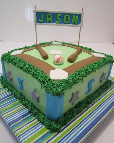 Baseball Cake - Cake by Michelle