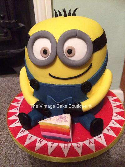 Minion Cake - Cake by The Vintage Cake Boutique 