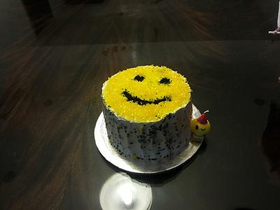Lets be happy - Cake by Poonam Ankur ShriShrimal