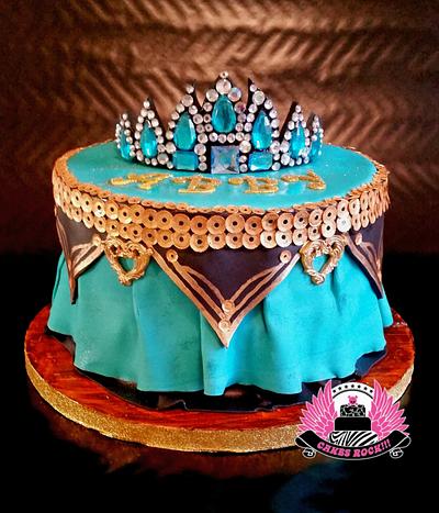 Irish Dancing Dress & Tiara Cake - Cake by Cakes ROCK!!!  