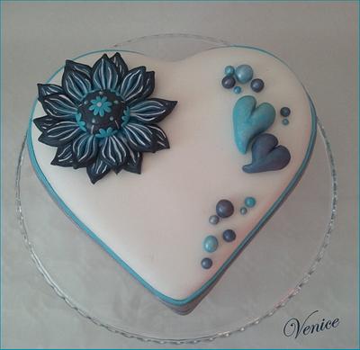 Valentine heart  - Cake by Renáta 