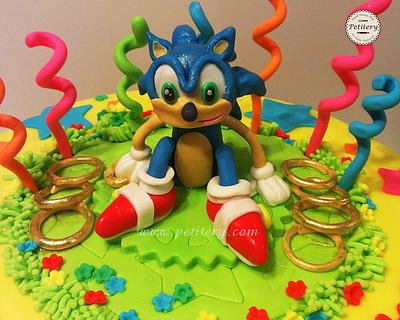 Sonic cake - Cake by Petitery cakes