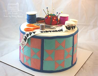 Quilting Cake - Cake by OhCrumbs