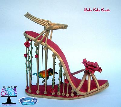 Cage Shoe - Avant Garde collab - Cake by Karen Geraghty