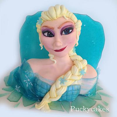 Elsa 3D Cake - Cake by Puckycakes