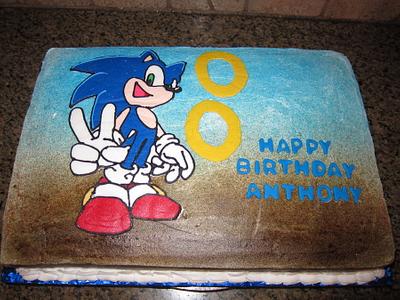 Sonic Cake - Cake by vkylyn