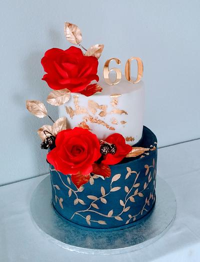 Blue cake - Cake by alenascakes