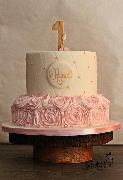 Baby pink cake - Cake by The Sweetest Thing