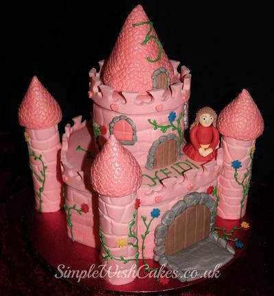 Pink Castle Birthday Cake - Cake by Stef and Carla (Simple Wish Cakes)