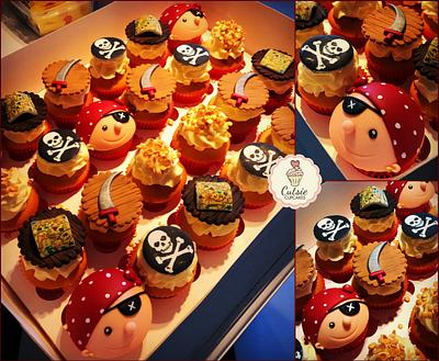 Pirate Cupcakes - Cake by Cutsie Cupcakes