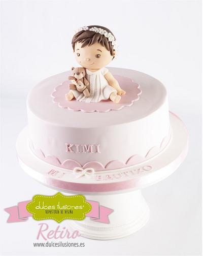 Baby Baptism Cake - Cake by Dulces Ilusiones