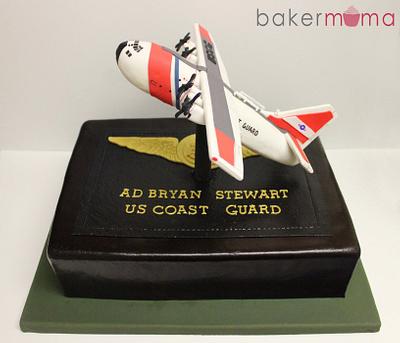 Coastguard C-130 retirement cake - Cake by Bakermama
